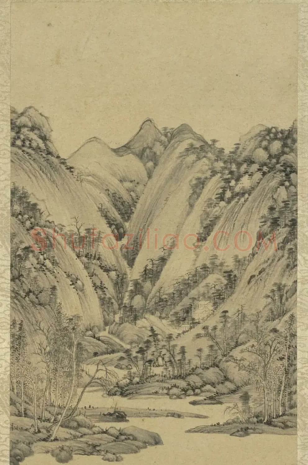 董其昌仿宋元人缩本画及跋册 | 传世书法作品精选