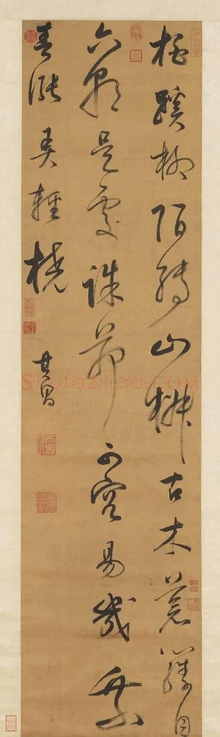 董其昌书法诗轴九幅(台北故宫藏) | 书法名家作品欣赏