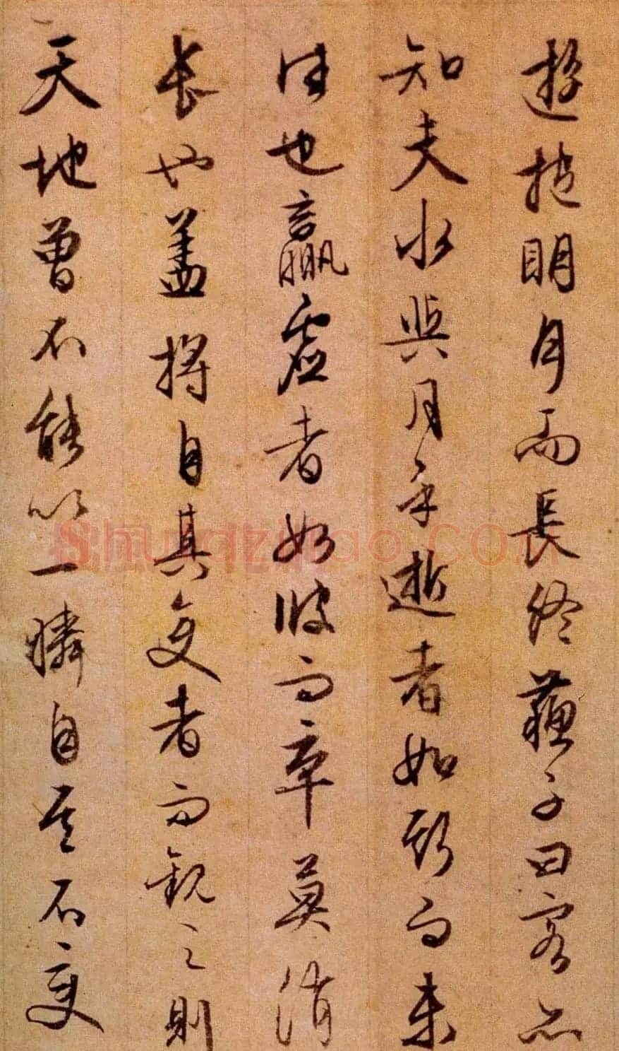 文徵明87岁行草书法《赤壁赋》两种 | 书法名家作品欣赏