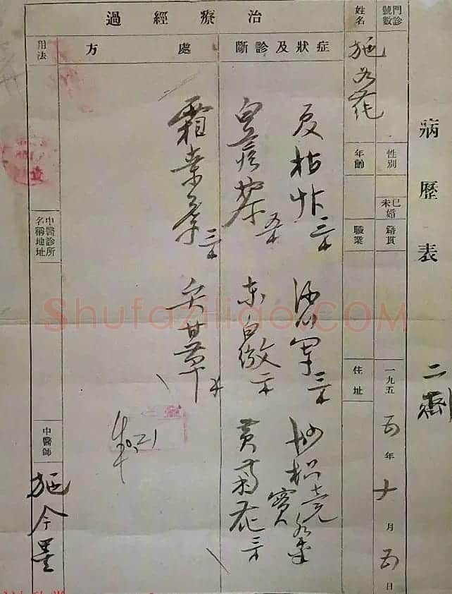 书法家亲手开方子附名医药方手迹 | 名家书法作品赏析