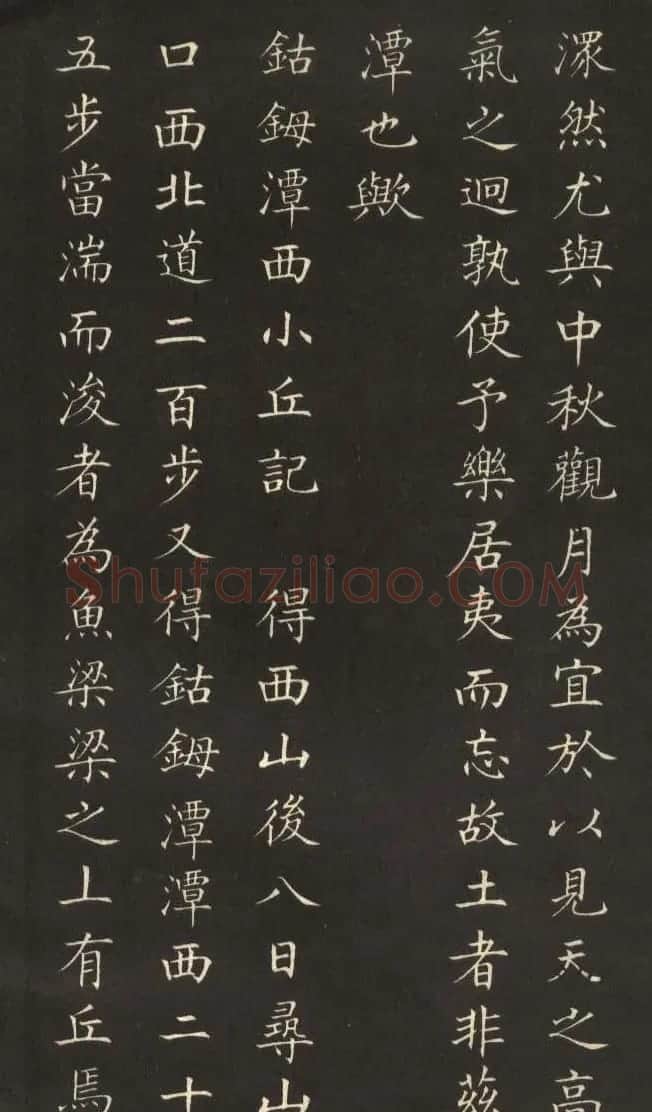 姜东舒小楷字帖欣赏《永州八记》 | 软笔楷书字帖
