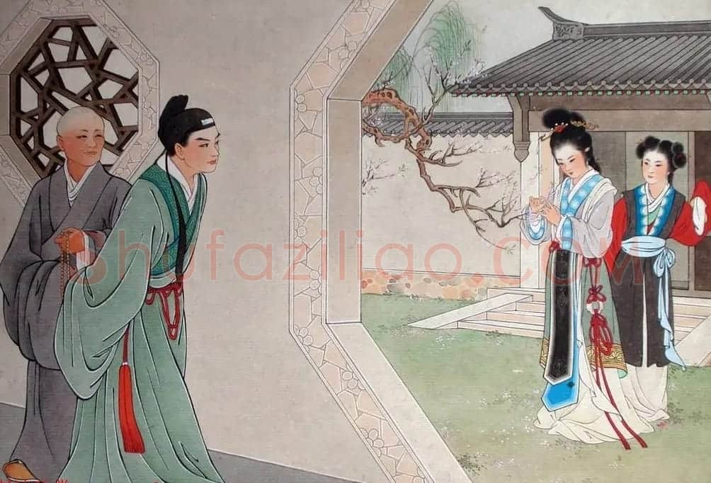 王叔晖绘画作品图册欣赏《西厢记》 | 传世书法作品赏析
