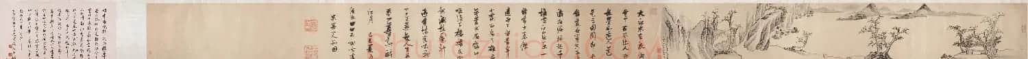 张瑞图书画欣赏《后赤壁图卷》美国大都会藏 | 传世书法作品赏析
