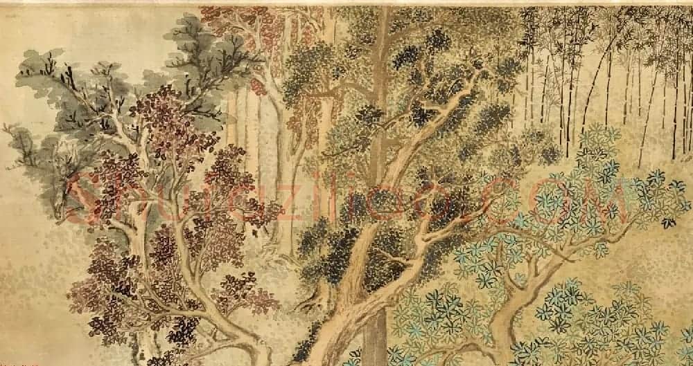 清代叶芳绘画《九日行庵文宴图》 | 传世书法作品鉴赏