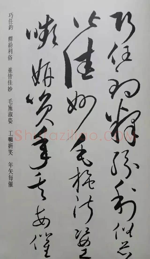罕见的怀素草书《千字文》净云枝藏帖 | 软笔草书字帖