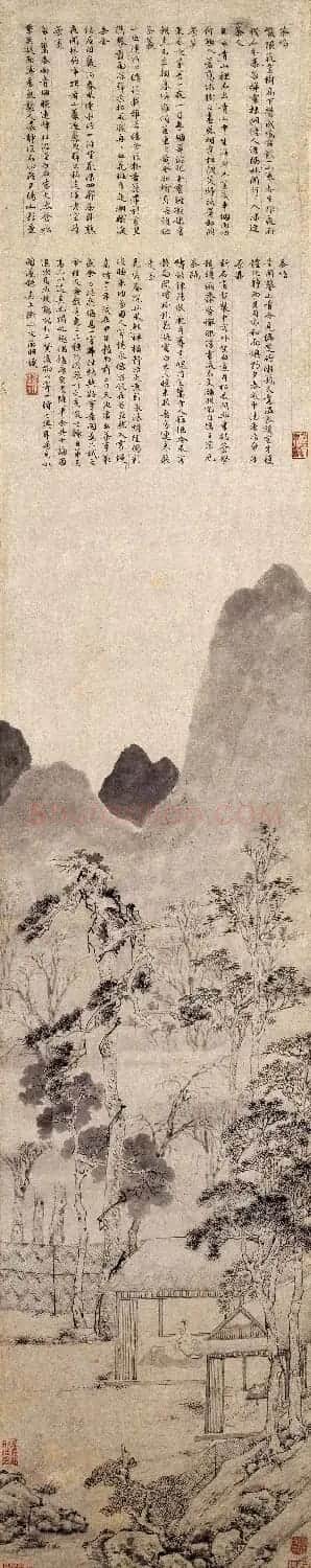 文徵明65岁字画书法《茶具十咏图》 | 传世书法作品欣赏