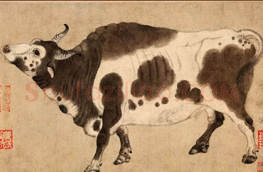 十大传世名画之唐代韩滉五牛图全卷 | 传世书法作品赏析