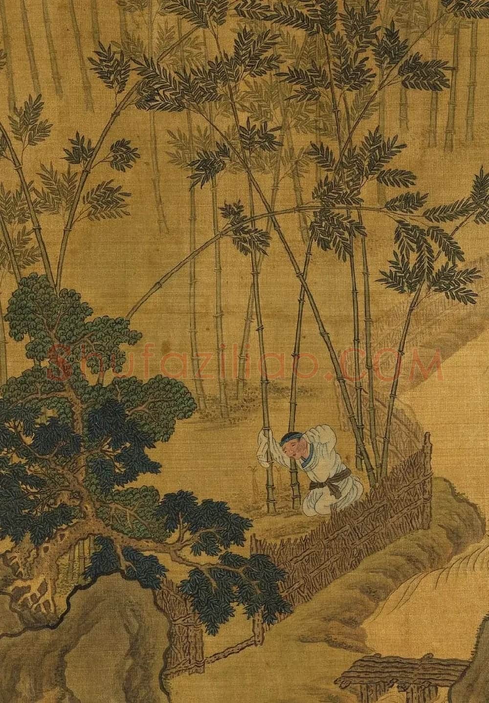 文徵明隶书许初行书合题《纯孝图》 | 传世书法作品欣赏