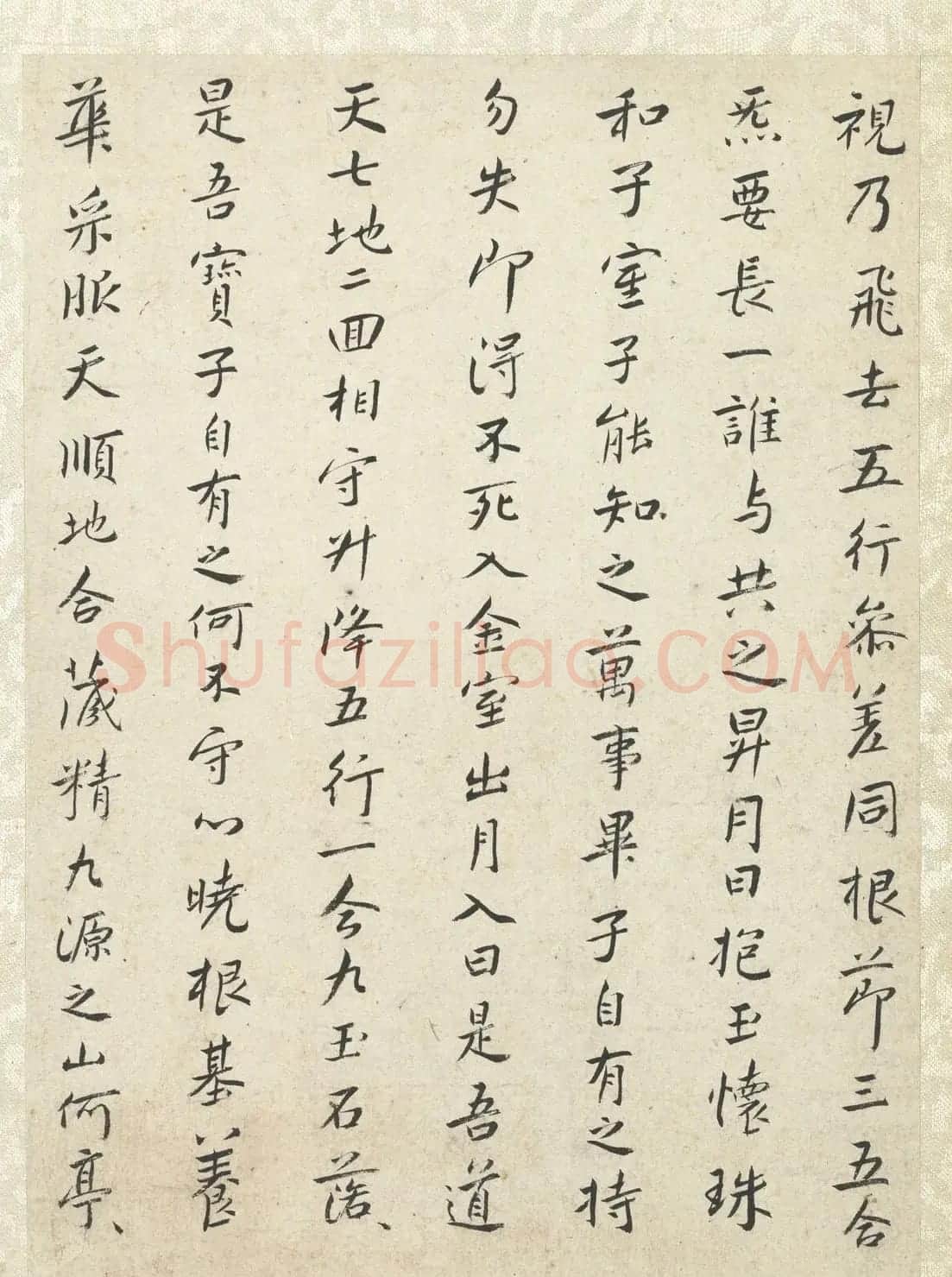 朱耷小行楷《黄庭经》册 | 软笔书法作品