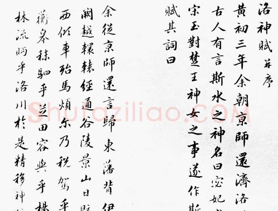 朱益藩75岁行楷书临《洛神赋册》 | 软笔书法作品