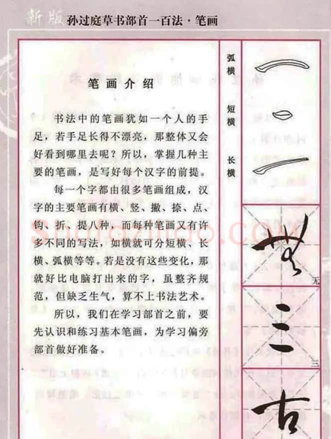 历代名家字帖《孙过庭草书部首一百法》 | 软笔草书字帖