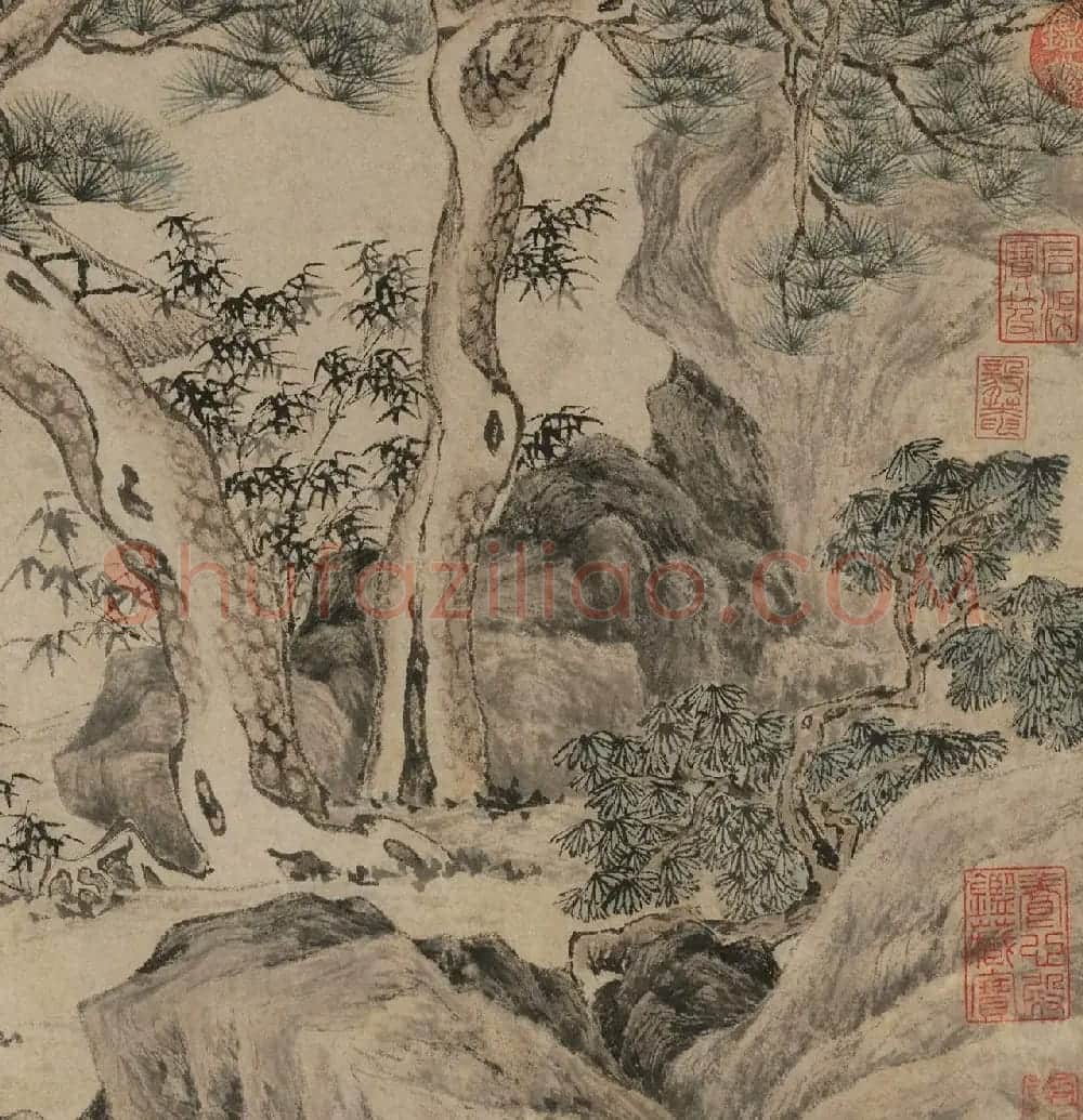 明代唐寅书画手卷《毅庵图》 | 传世书法作品鉴赏