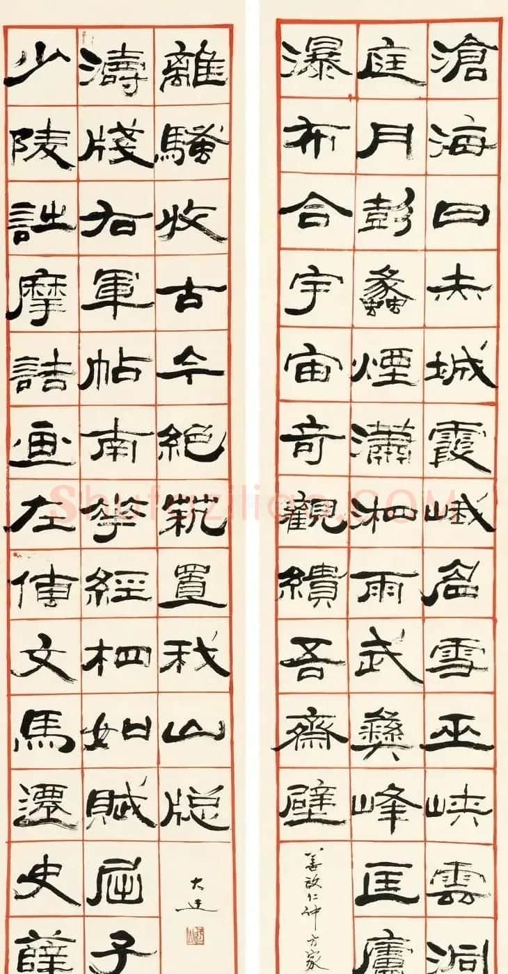 天津龚望隶书书法作品欣赏 | 毛笔书法作品