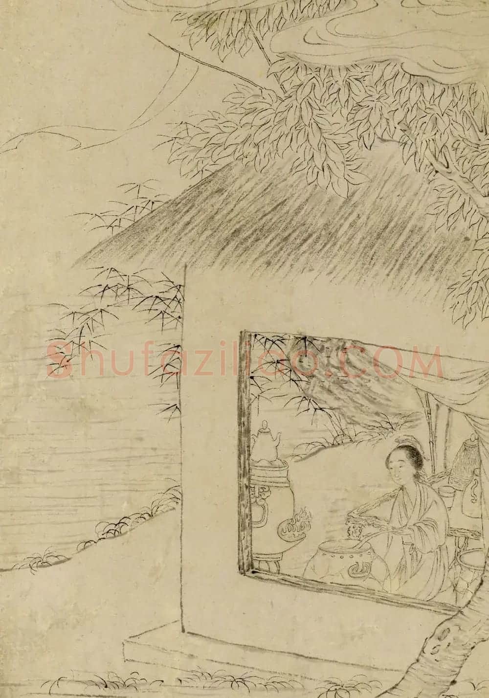 清代曹贞秀小楷书题改琦绘《列女图冊》 | 传世书法作品精选