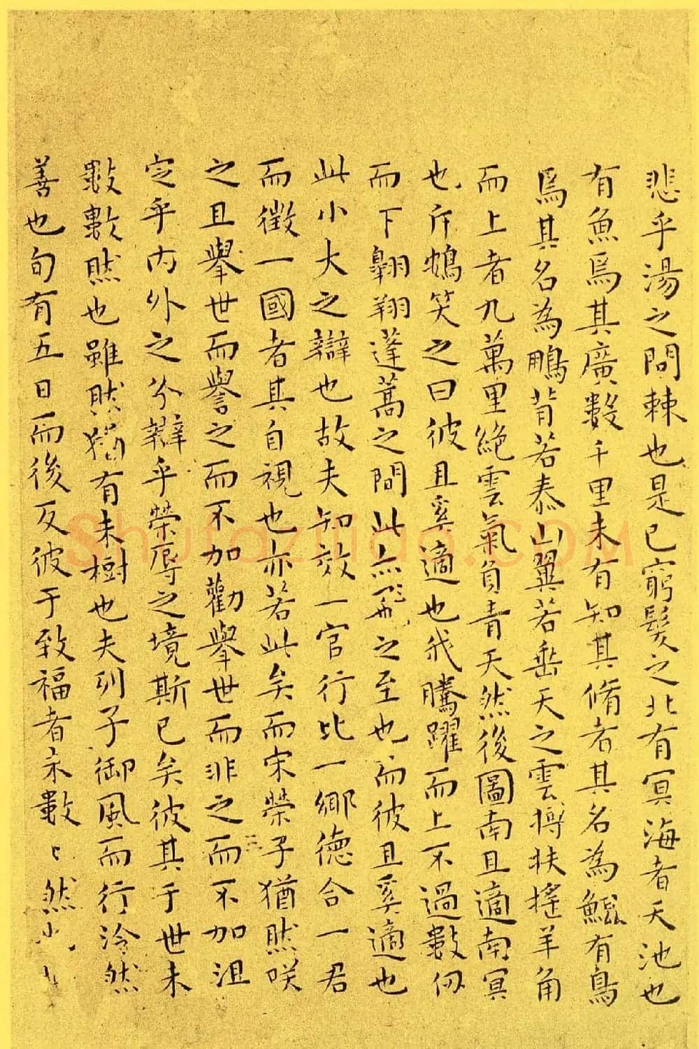 明代书法家王宠小楷欣赏《南华真经内七篇》 | 书法名家作品欣赏