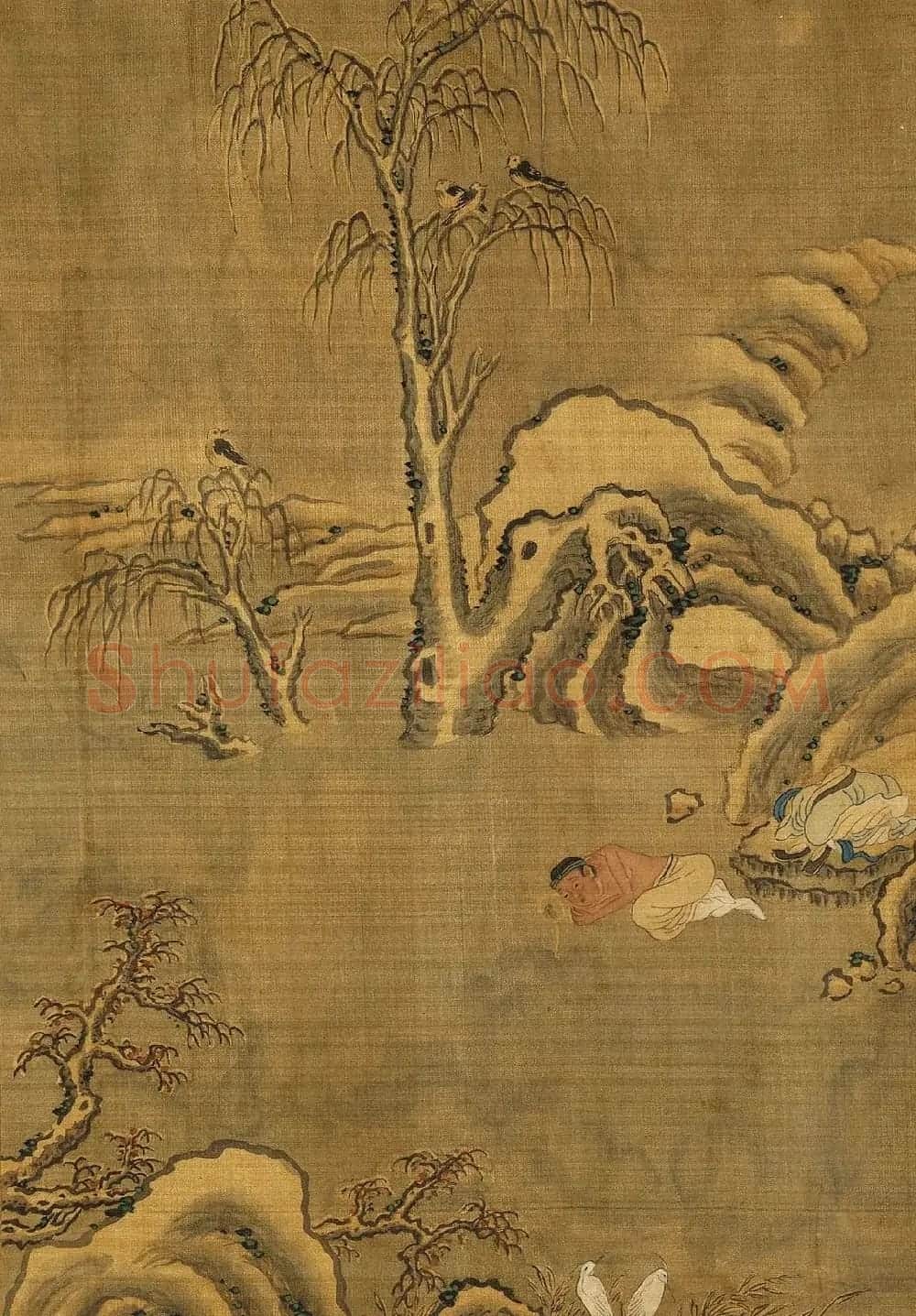 文徵明隶书许初行书合题《纯孝图》 | 传世书法作品欣赏