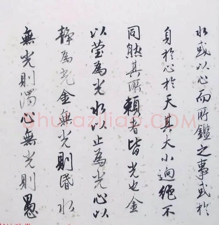 唐寅字画欣赏《双鉴行窝图记》 | 传世书法作品赏析