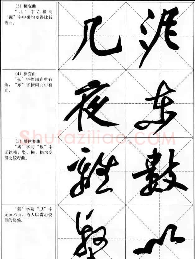 书法教程--黄庭坚行书用笔特点 | 毛笔行书字帖
