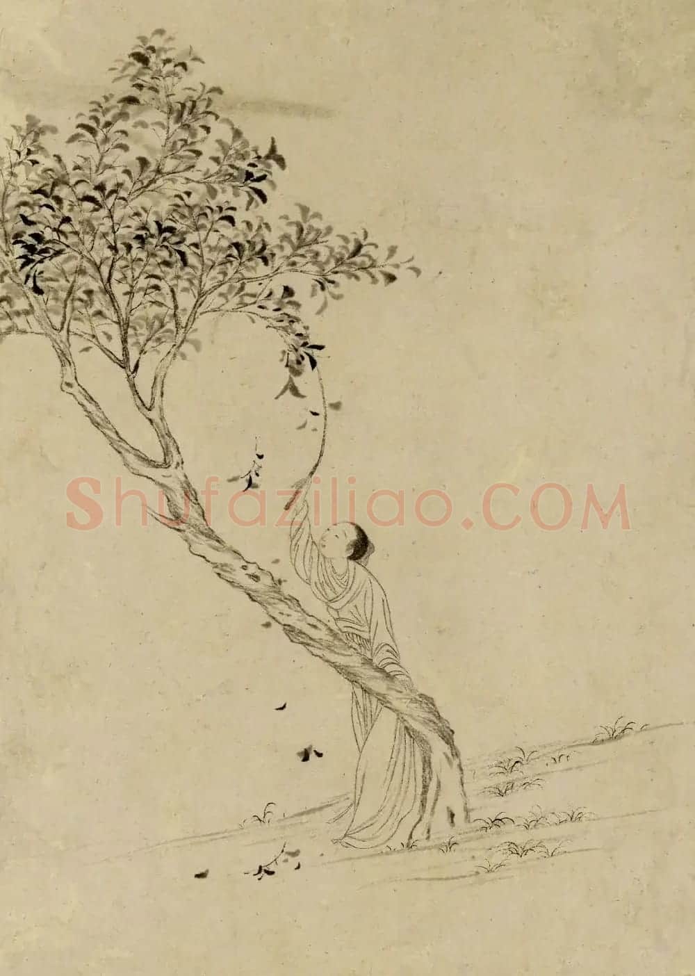 清代曹贞秀小楷书题改琦绘《列女图冊》 | 传世书法作品精选
