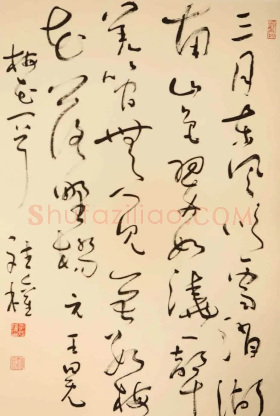 李斌权书法草书作品欣赏 | 书法作品赏析