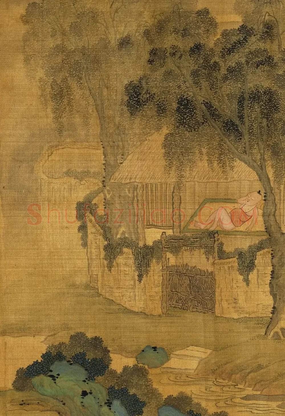 文徵明隶书许初行书合题《纯孝图》 | 传世书法作品欣赏
