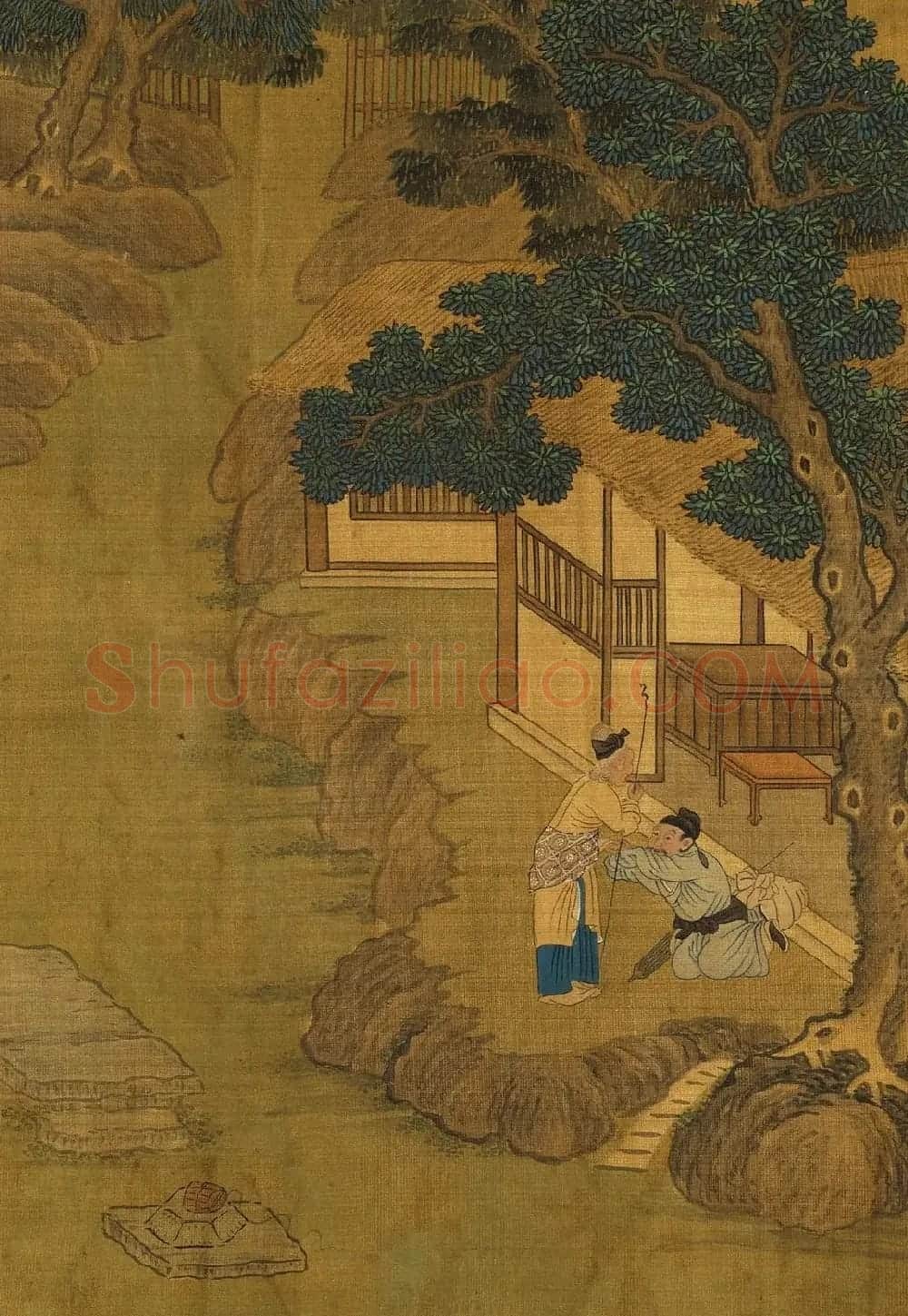 文徵明隶书许初行书合题《纯孝图》 | 传世书法作品欣赏