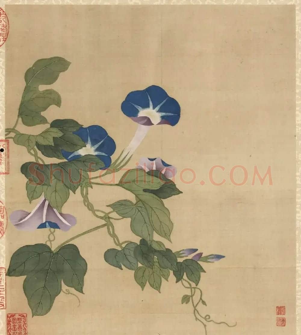 梁诗正书法《乾隆帝题邹一桂花卉》册 | 传世书法作品赏析