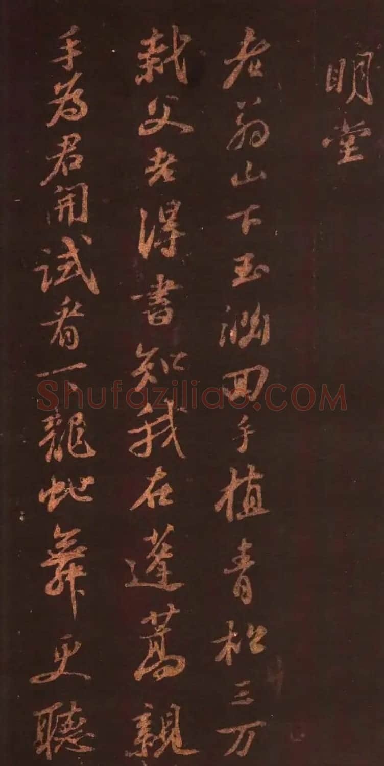 苏轼行书《送贾讷倅眉》 | 毛笔书法作品