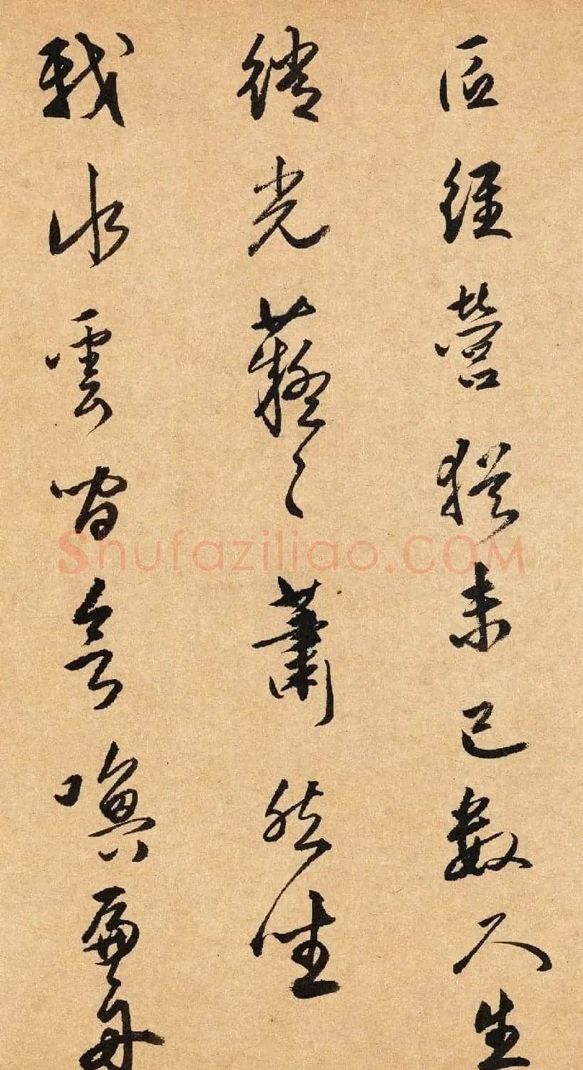 蔡昂行草书法跋湖庄清夏图卷美国藏 | 软笔书法作品
