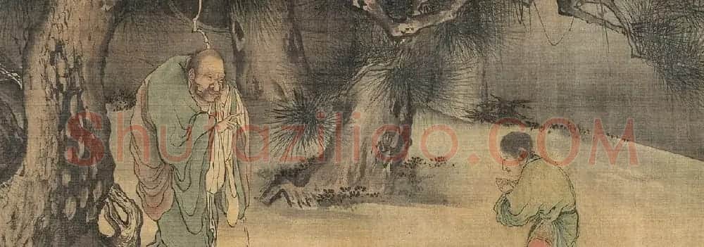 行书对题八高僧故事图卷 | 传世书法作品精选