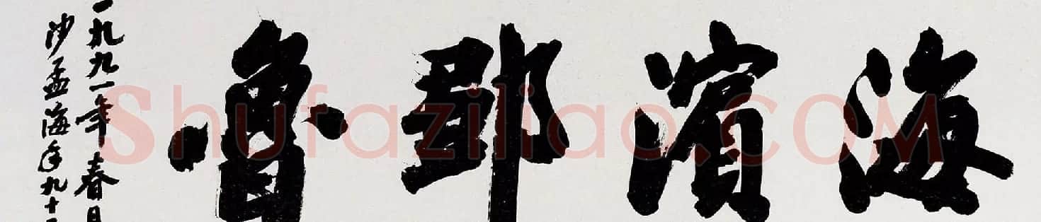沙孟海书法题字真迹欣赏 | 名家书法作品精选
