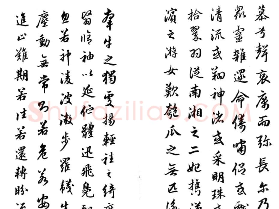 朱益藩75岁行楷书临《洛神赋册》 | 软笔书法作品