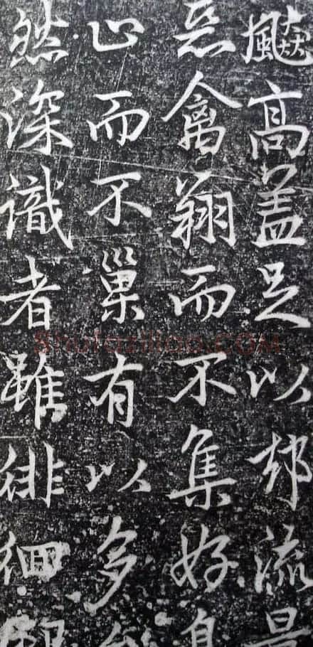 李北海李邕行书欣赏《娑罗树碑记》 | 书法碑帖