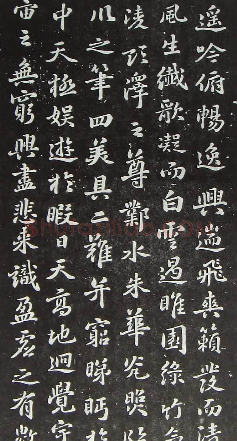 苏轼书法欣赏《滕王阁序》 | 软笔书法作品
