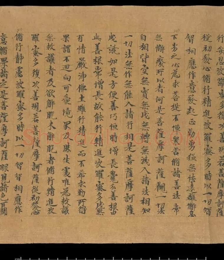 大般若波罗蜜多经卷第四百六十四 俄罗斯藏本 | 敦煌写经欣赏