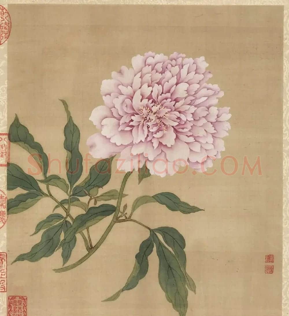 梁诗正书法《乾隆帝题邹一桂花卉》册 | 传世书法作品赏析