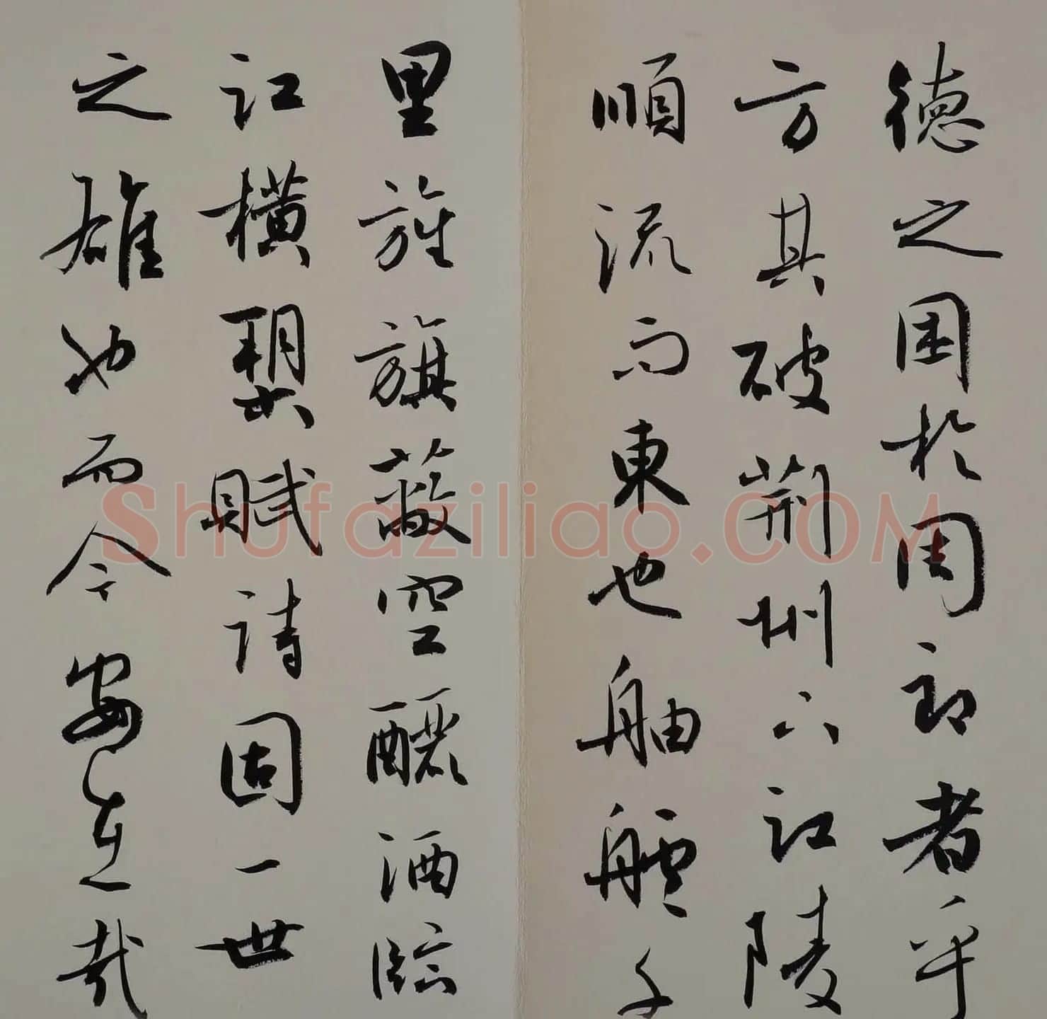 方放书法作品欣赏《苏轼赤壁赋》 | 书法作品欣赏