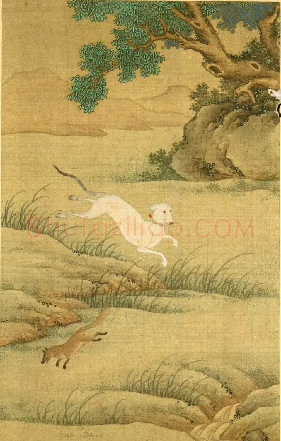 清代宫廷字画《十犬图册》书法天狗赋等 | 传世书法作品精选