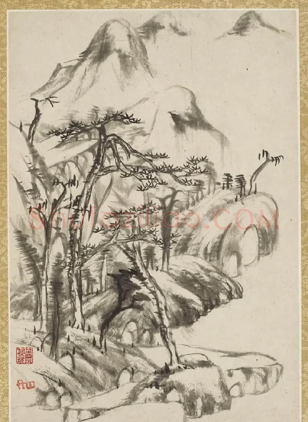 朱耷字画欣赏《八大山人诗画册》 | 传世书法作品精选