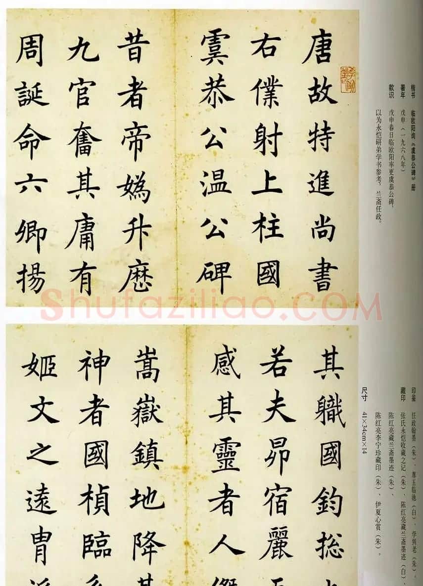 上海任政楷书作品欣赏 | 书法作品精选