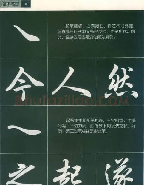 田英章字帖《毛笔行书笔法标准教程》1 | 毛笔行书字帖