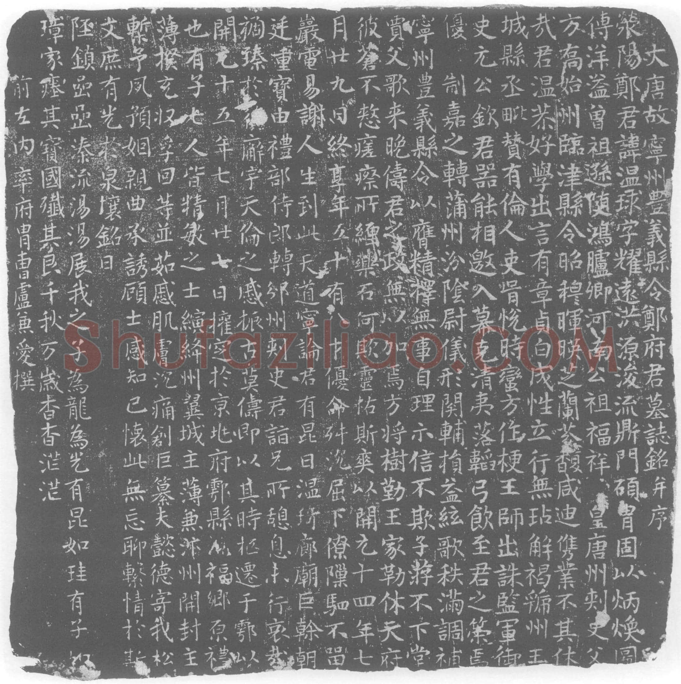 唐郑温球墓誌