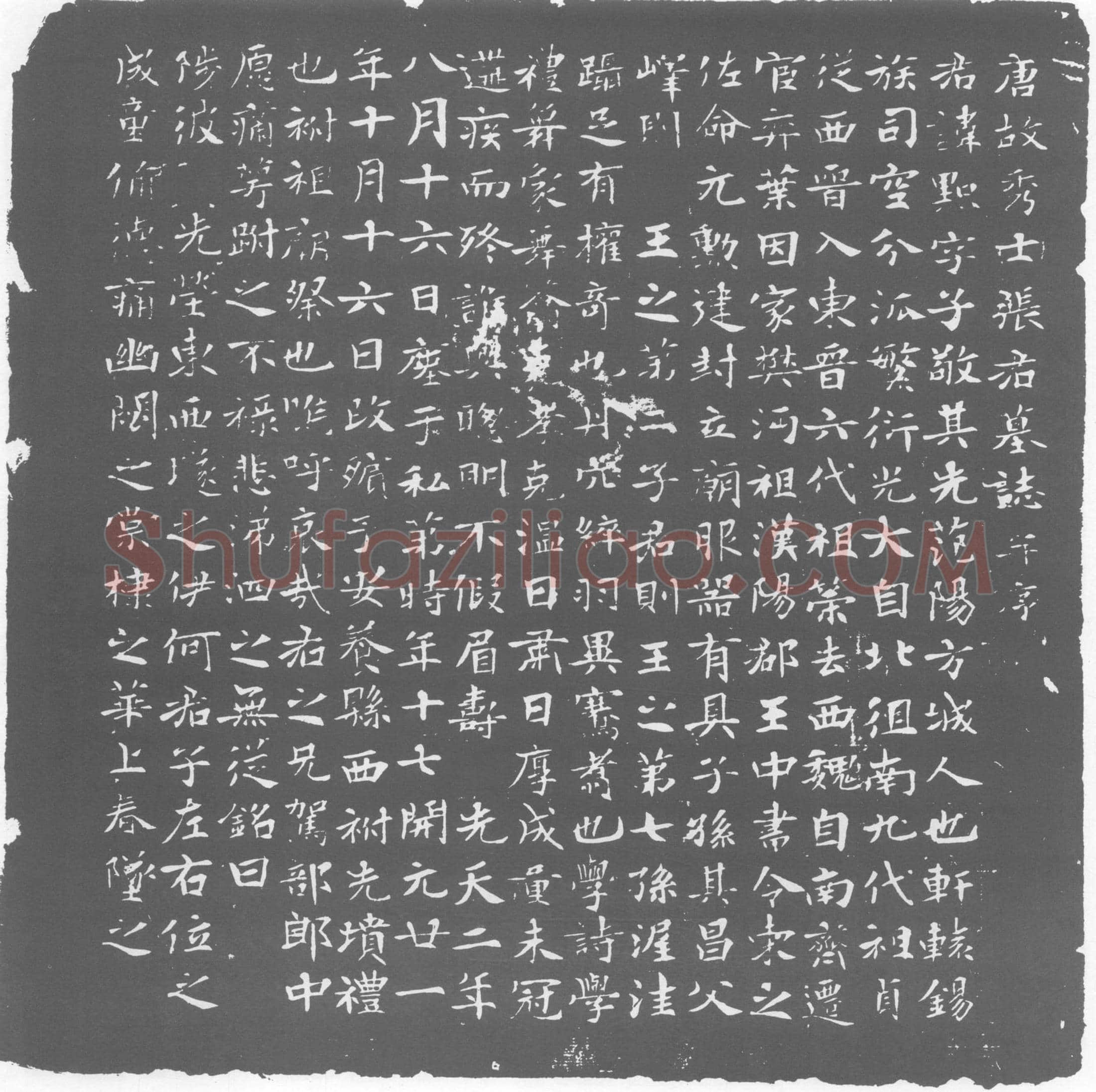 唐张点墓誌
