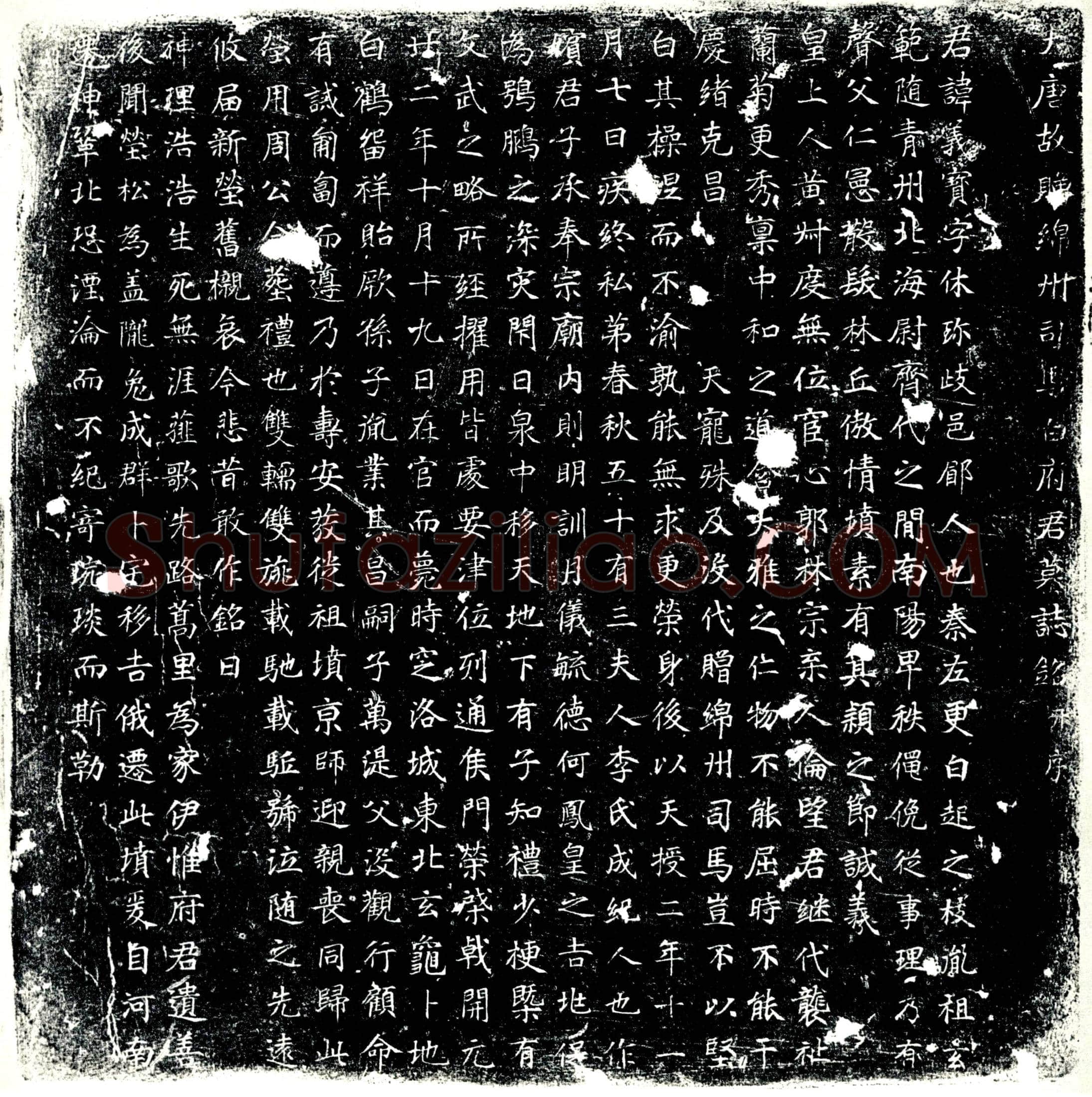 唐 白义宝 墓誌