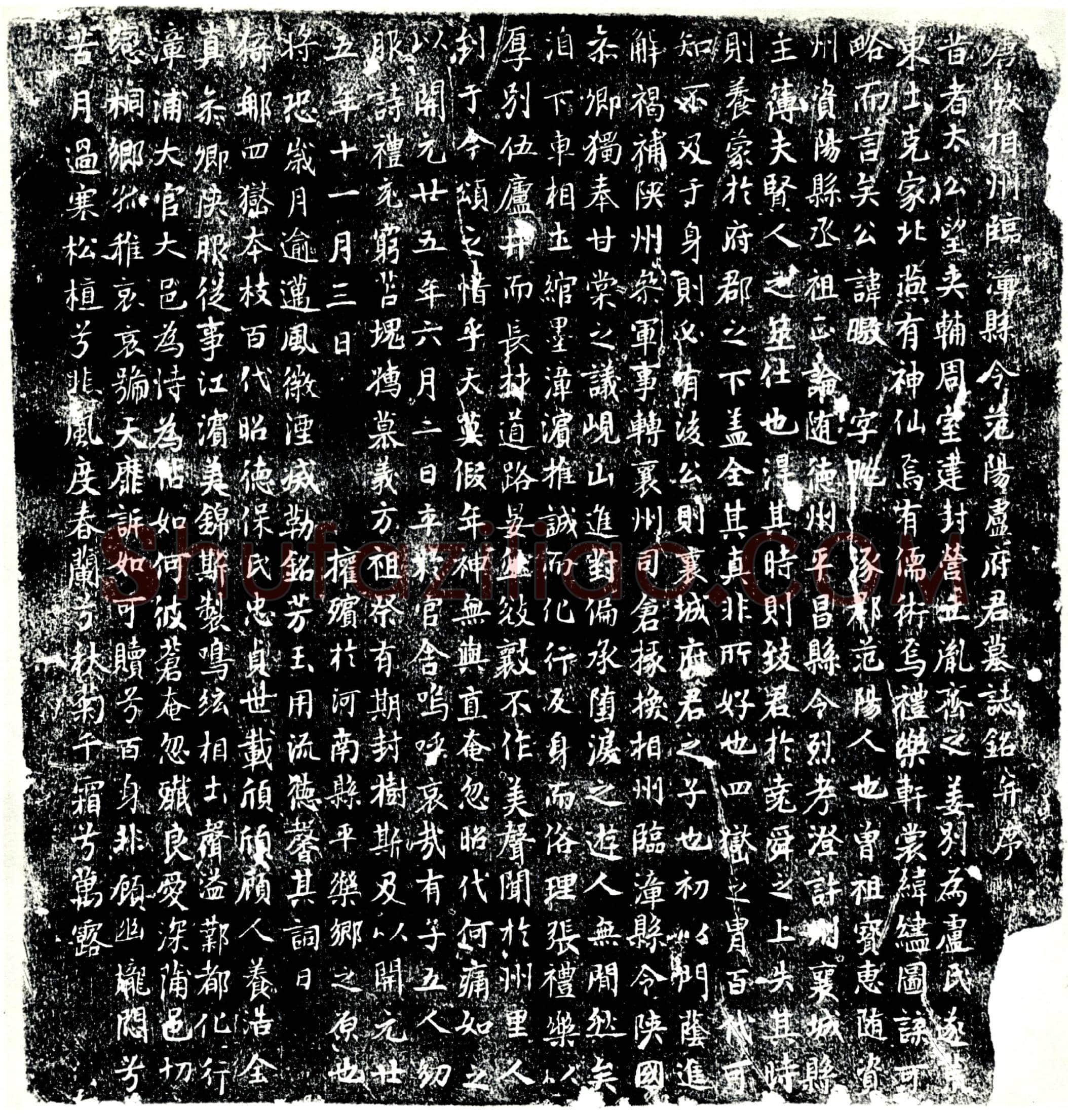 唐 卢曒 墓誌