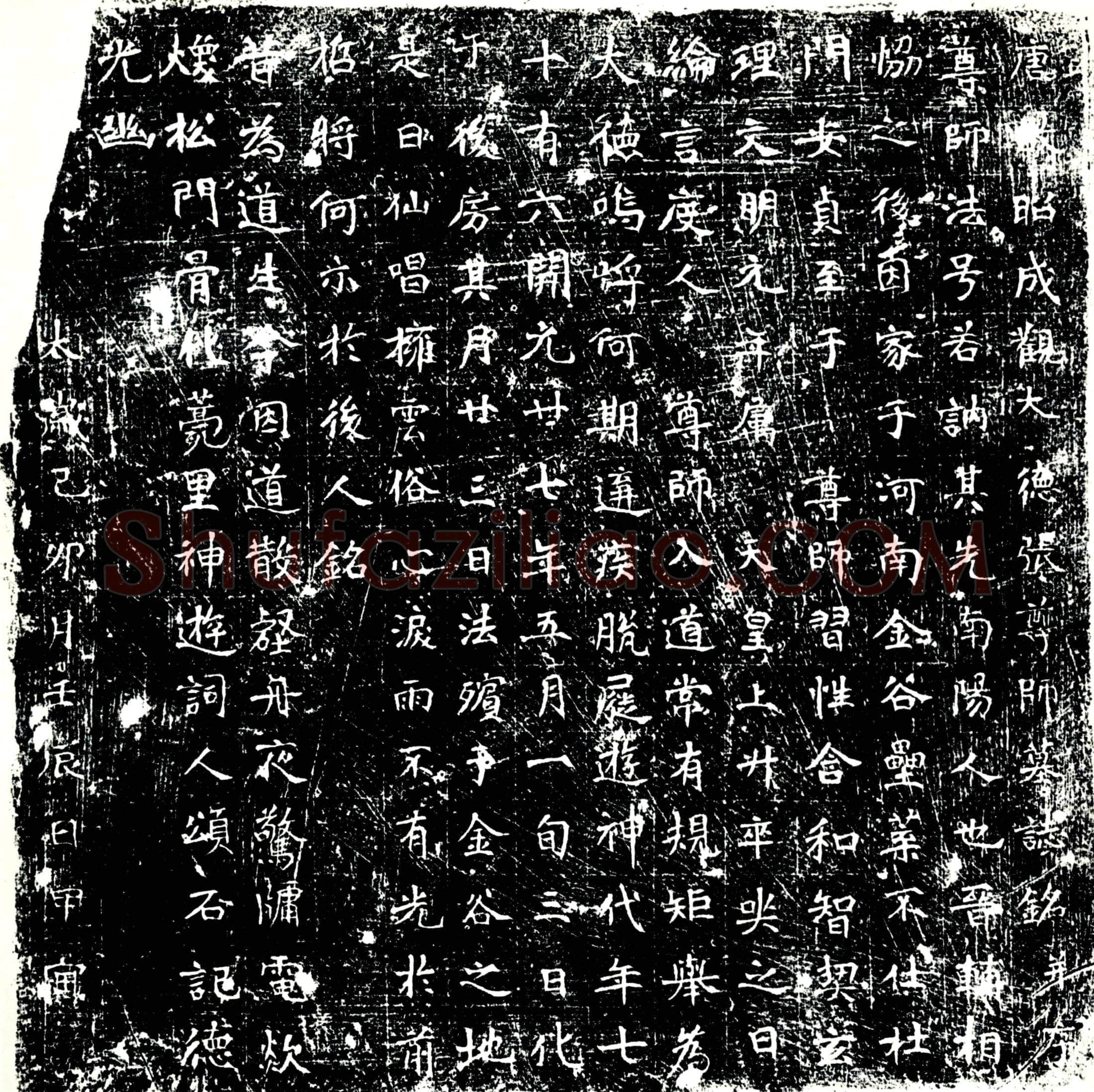 唐张尊师，法号若讷墓誌