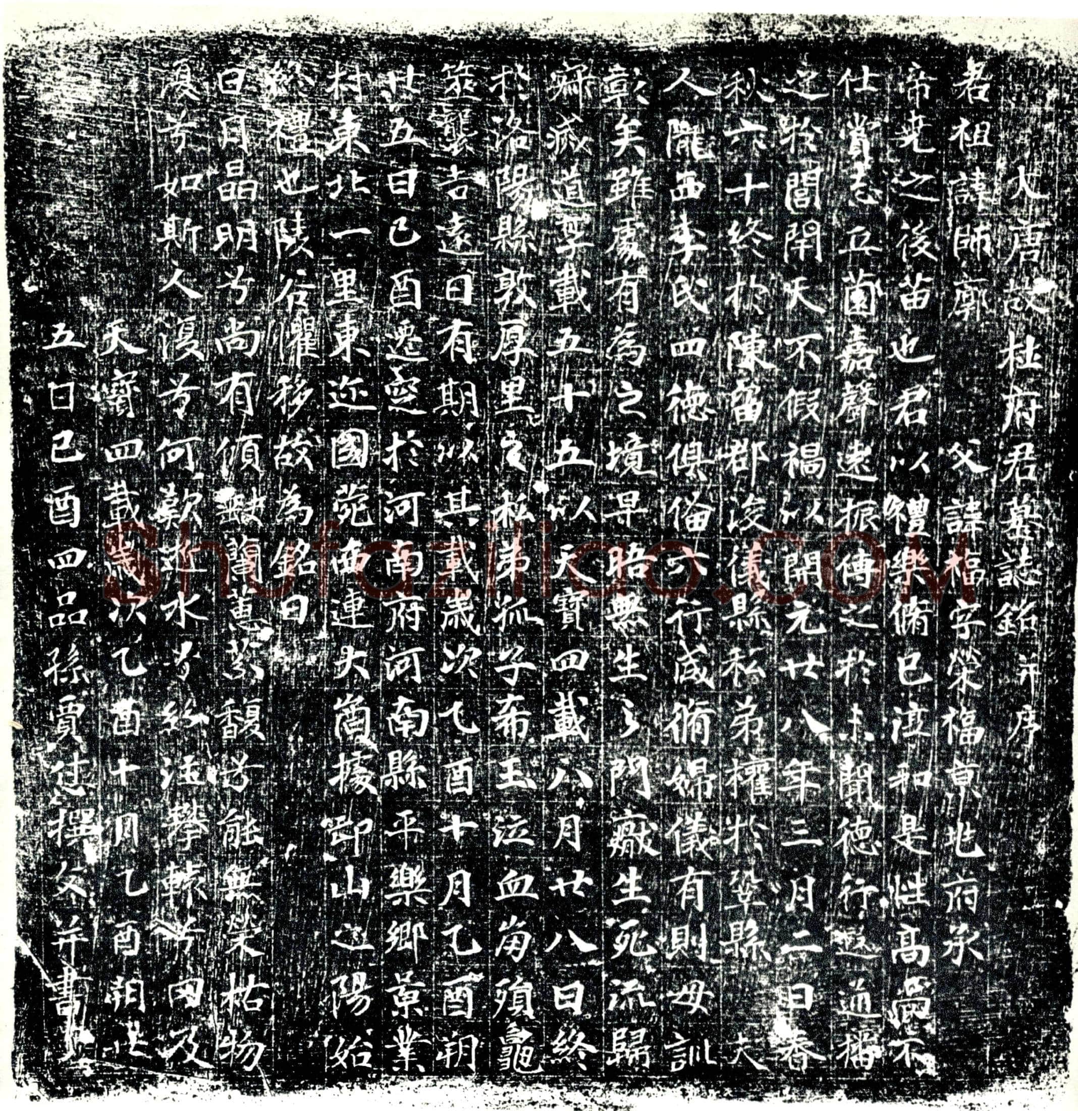唐杜师廓墓誌