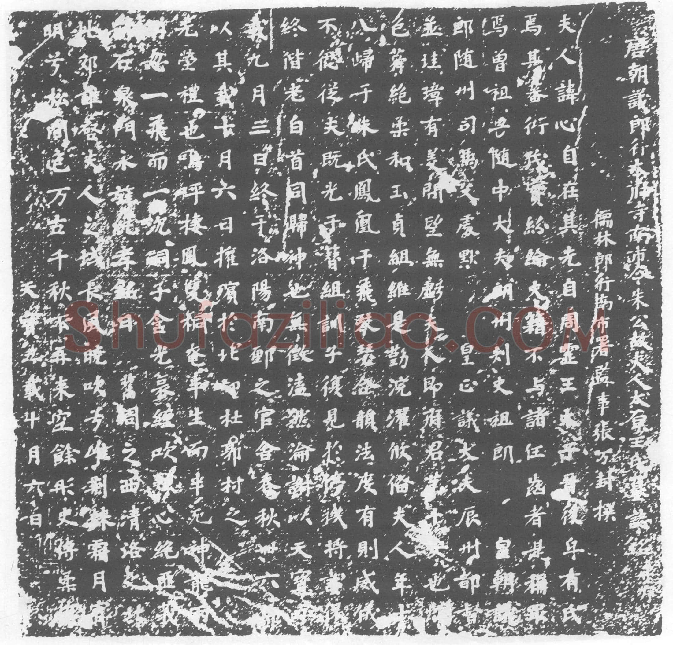 唐 王心自在 墓誌