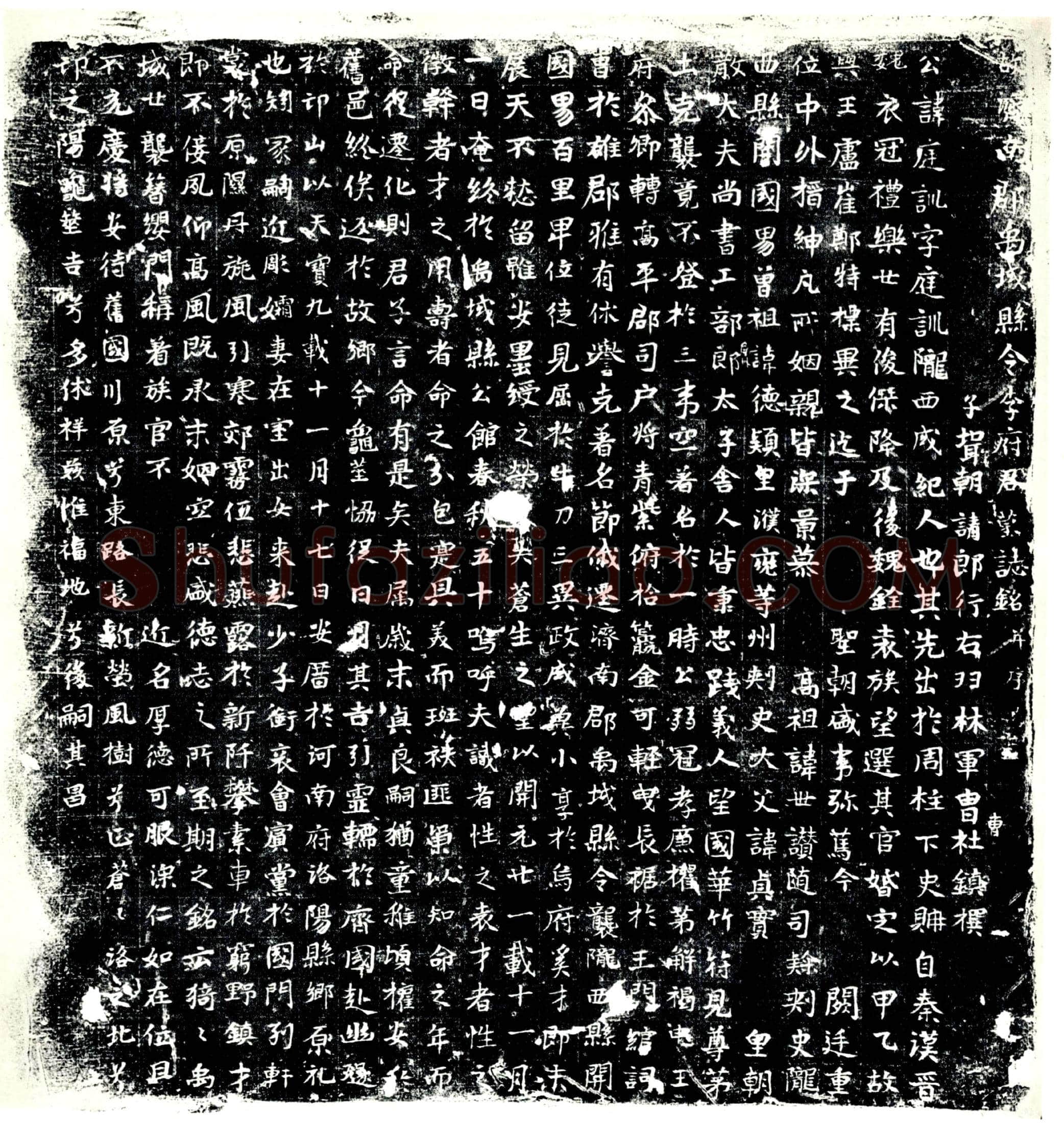 唐 李庭训 墓誌