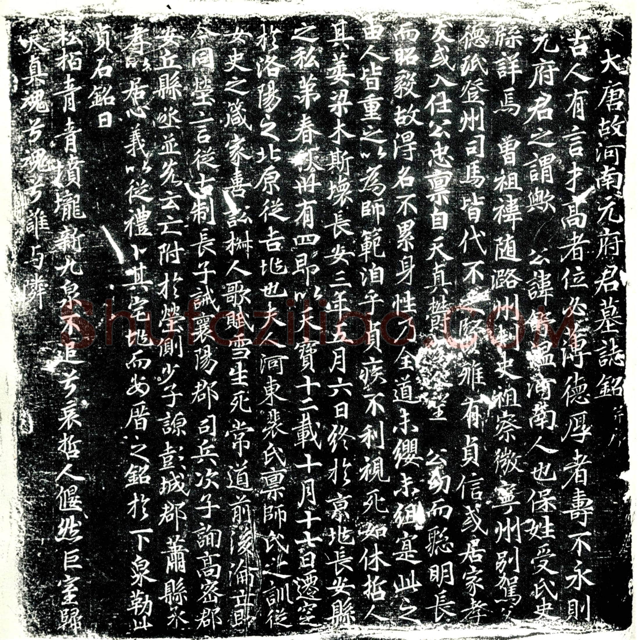 唐 元舒温 墓誌